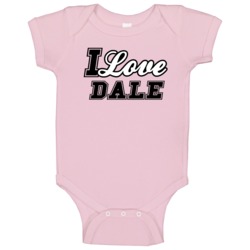 Dale Love Heart Cool Athletic Theme Custom Name Valentines Gift Baby O Dale Love Heart Cool Athletic Theme Custom Name Valentines Gift Baby O