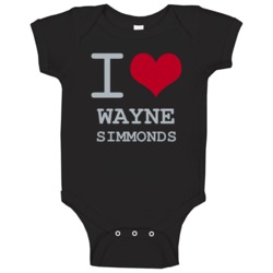 Wayne Simmonds I Love Heart Basketball Hockey Baseball Football Baby O Wayne Simmonds I Love Heart Basketball Hockey Baseball Football Baby O