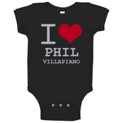 Phil Villapiano I Love Heart Basketball Hockey Baseball Football Baby Phil Villapiano I Love Heart Basketball Hockey Baseball Football Baby