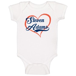 Steven Adams Love Heart Fan Oklahoma City Basketball Baby One Piece Steven Adams Love Heart Fan Oklahoma City Basketball Baby One Piece