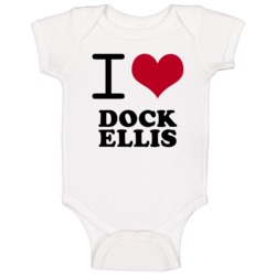 Dock Ellis New York Brooklyn Baseball Sports I Heart Love Baby One Pie Dock Ellis New York Brooklyn Baseball Sports I Heart Love Baby One Pie
