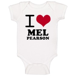 Mel Pearson New York Buffalo Hockey Sports I Heart Love Baby One Piece Mel Pearson New York Buffalo Hockey Sports I Heart Love Baby One Piece