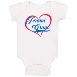 Jerami Grant Love Heart Fan Philadelphia Basketball Baby One Piece Jerami Grant Love Heart Fan Philadelphia Basketball Baby One Piece