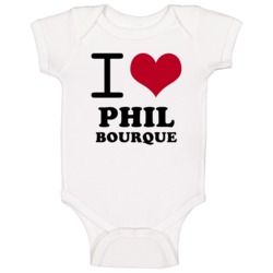 Phil Bourque New York Buffalo Hockey Sports I Heart Love Baby One Piec Phil Bourque New York Buffalo Hockey Sports I Heart Love Baby One Piec