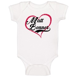 Matt Bonner Love Heart Fan Toronto Basketball Baby One Piece Matt Bonner Love Heart Fan Toronto Basketball Baby One Piece