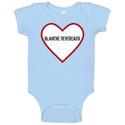 Blanche Devereaux The Golden Girls Love Tv Character Baby One Piece Blanche Devereaux The Golden Girls Love Tv Character Baby One Piece