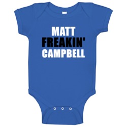 Matt Campbell Freakin Sports Carolina Football Baby One Piece Matt Campbell Freakin Sports Carolina Football Baby One Piece