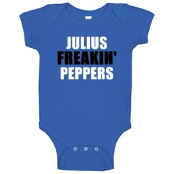 Julius Peppers Freakin Sports Carolina Football Baby One Piece Julius Peppers Freakin Sports Carolina Football Baby One Piece