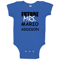 Mario Addison Future Mrs Sports Carolina Football Baby One Piece Mario Addison Future Mrs Sports Carolina Football Baby One Piece