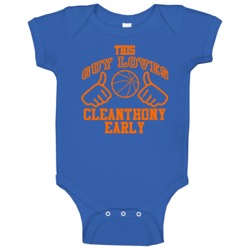 Cleanthony Early This Guy Loves Heart New York Basketball Baby One Pie Cleanthony Early This Guy Loves Heart New York Basketball Baby One Pie