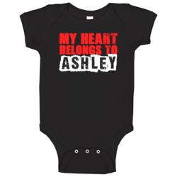 Ashley Heart Belongs To Boyfriend Girlfriend Husband Wife Custom Name Ashley Heart Belongs To Boyfriend Girlfriend Husband Wife Custom Name