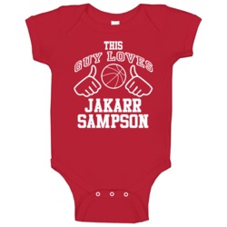 Jakarr Sampson This Guy Loves Heart Philadelphia Basketball Baby One P Jakarr Sampson This Guy Loves Heart Philadelphia Basketball Baby One P