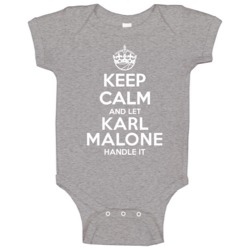 Karl Malone Keep Calm Let Player Handle It Los Angeles Basketball Baby Karl Malone Keep Calm Let Player Handle It Los Angeles Basketball Baby