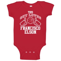 Francisco Elson This Guy Loves Heart Philadelphia Basketball Baby One Francisco Elson This Guy Loves Heart Philadelphia Basketball Baby One