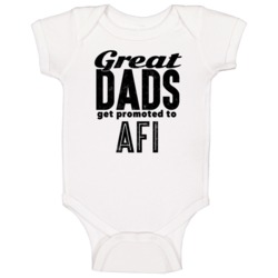 Great Dads Get Promoted To Afi Fathers Day Grandpa Gift Baby One Piece Great Dads Get Promoted To Afi Fathers Day Grandpa Gift Baby One Piece