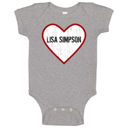 Lisa Simpson The Tracey Ullman Show Love Tv Character Baby One Piece Lisa Simpson The Tracey Ullman Show Love Tv Character Baby One Piece