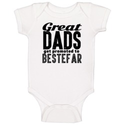 Great Dads Get Promoted To Bestefar Fathers Day Grandpa Gift Baby One Great Dads Get Promoted To Bestefar Fathers Day Grandpa Gift Baby One