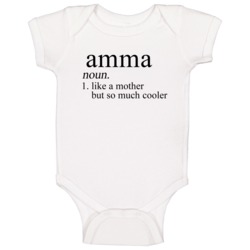 Amma Languages Noun Definition Mom Mother Mother's Day Gift Baby One P Amma Languages Noun Definition Mom Mother Mother's Day Gift Baby One P