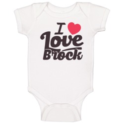 Brock I Love Boyfriend Girlfriend First Name Cool Valentines Baby One Brock I Love Boyfriend Girlfriend First Name Cool Valentines Baby One