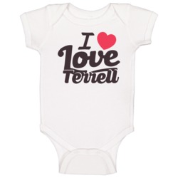 Terrell I Love Boyfriend Girlfriend First Name Cool Valentines Baby On Terrell I Love Boyfriend Girlfriend First Name Cool Valentines Baby On