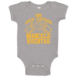 Marcelo Huertas This Guy Loves Heart Los Angeles Basketball Baby One P Marcelo Huertas This Guy Loves Heart Los Angeles Basketball Baby One P