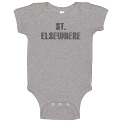 St Elsewhere Tv Show Popular Distressed Look Baby One Piece St Elsewhere Tv Show Popular Distressed Look Baby One Piece