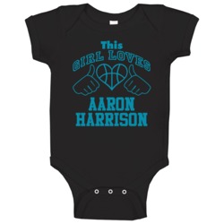 Aaron Harrison This Girl Loves Heart Charlotte Basketball Baby One Pie Aaron Harrison This Girl Loves Heart Charlotte Basketball Baby One Pie