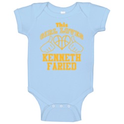 Kenneth Faried This Girl Loves Heart Denver Basketball Baby One Piece Kenneth Faried This Girl Loves Heart Denver Basketball Baby One Piece
