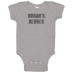 Hogans Heroes Tv Show Popular Distressed Look Baby One Piece Hogans Heroes Tv Show Popular Distressed Look Baby One Piece