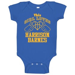 Harrison Barnes This Girl Loves Heart Golden State Basketball Baby One Harrison Barnes This Girl Loves Heart Golden State Basketball Baby One