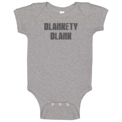 Blankety Blank Tv Show Popular Distressed Look Baby One Piece Blankety Blank Tv Show Popular Distressed Look Baby One Piece