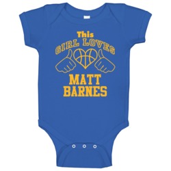 Matt Barnes This Girl Loves Heart Golden State Basketball Baby One Pie Matt Barnes This Girl Loves Heart Golden State Basketball Baby One Pie