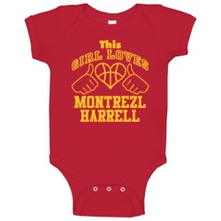 Montrezl Harrell This Girl Loves Heart Houston Basketball Baby One Pie Montrezl Harrell This Girl Loves Heart Houston Basketball Baby One Pie