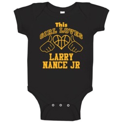Larry Nance Jr This Girl Loves Heart Los Angeles Basketball Baby One P Larry Nance Jr This Girl Loves Heart Los Angeles Basketball Baby One P