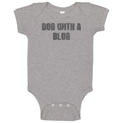 Dog With A Blog Tv Show Popular Distressed Look Baby One Piece Dog With A Blog Tv Show Popular Distressed Look Baby One Piece