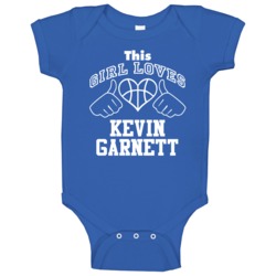 Kevin Garnett This Girl Loves Heart Minnesota Basketball Baby One Piec Kevin Garnett This Girl Loves Heart Minnesota Basketball Baby One Piec