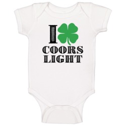 Heart Love Shamrock Coors Light Beer Irish St Patricks Day Drunk Party Heart Love Shamrock Coors Light Beer Irish St Patricks Day Drunk Party