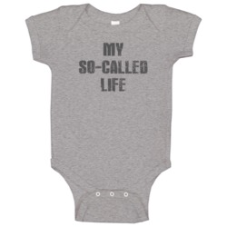 My So Called Life Tv Show Popular Distressed Look Baby One Piece My So Called Life Tv Show Popular Distressed Look Baby One Piece