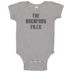 The Rockford Files Tv Show Popular Distressed Look Baby One Piece The Rockford Files Tv Show Popular Distressed Look Baby One Piece
