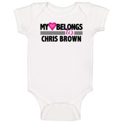 My Heart Belongs To Chris Brown Arizona Hockey Player Fan Baby One Pie My Heart Belongs To Chris Brown Arizona Hockey Player Fan Baby One Pie
