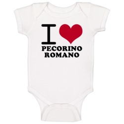 I Love Pecorino Romano Classic Heart Food Lover Baby One Piece I Love Pecorino Romano Classic Heart Food Lover Baby One Piece