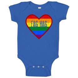Heart Fag Hag Movie Fan Baby One Piece Heart Fag Hag Movie Fan Baby One Piece