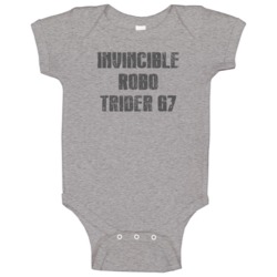 Invincible Robo Trider G7 Tv Show Popular Distressed Look Baby One Pie Invincible Robo Trider G7 Tv Show Popular Distressed Look Baby One Pie