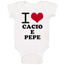 I Love Cacio E Pepe Classic Heart Food Lover Baby One Piece I Love Cacio E Pepe Classic Heart Food Lover Baby One Piece