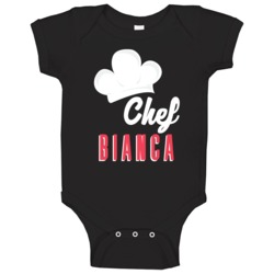 Chef Bianca Custom Name Cooking Kitchen Grill Bbq Mom Gift Baby One Pi Chef Bianca Custom Name Cooking Kitchen Grill Bbq Mom Gift Baby One Pi