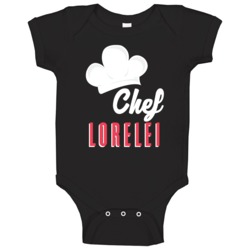 Chef Lorelei Custom Name Cooking Kitchen Grill Bbq Mom Gift Baby One P Chef Lorelei Custom Name Cooking Kitchen Grill Bbq Mom Gift Baby One P