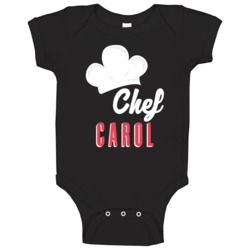 Chef Carol Custom Name Cooking Kitchen Grill Bbq Mom Gift Baby One Pie Chef Carol Custom Name Cooking Kitchen Grill Bbq Mom Gift Baby One Pie