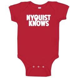 Gustav Nyquist Knows Detroit Hockey Player Sports Fan Baby One Piece Gustav Nyquist Knows Detroit Hockey Player Sports Fan Baby One Piece
