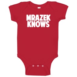 Petr Mrazek Knows Detroit Hockey Player Sports Fan Baby One Piece Petr Mrazek Knows Detroit Hockey Player Sports Fan Baby One Piece