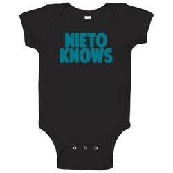 Matthew Nieto Knows San Jose Hockey Player Sports Fan Baby One Piece Matthew Nieto Knows San Jose Hockey Player Sports Fan Baby One Piece